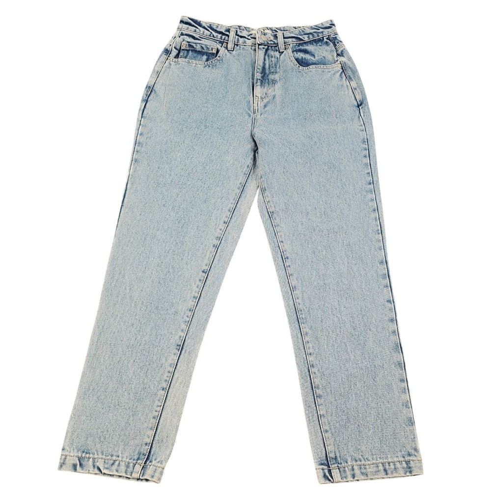 Anthropologie Molly Bracken Womens 28 Light Wash High Rise‎ Straight Leg Jeans